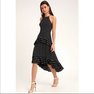 NWT Ruffled Polkadot Dress